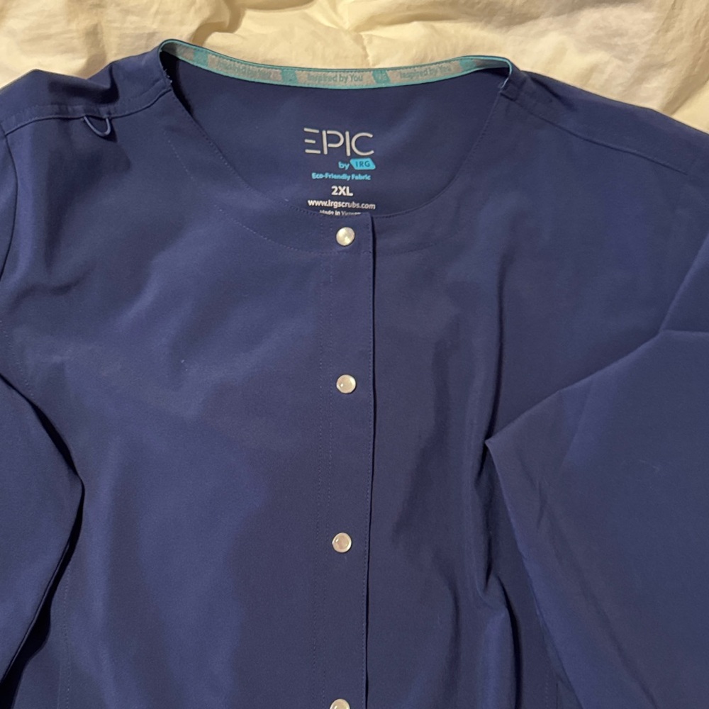 IRO Navy Button-Up jacket - Picture 2 of 2